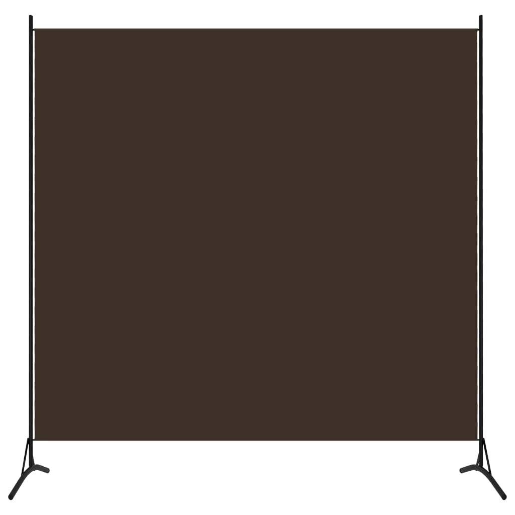 vidaXL Paravent Braun 175x180 cm Stoff-5