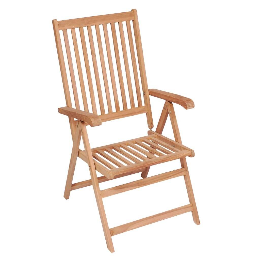 Verstellbare Gartenstühle 4 Stk. Massivholz Teak-1
