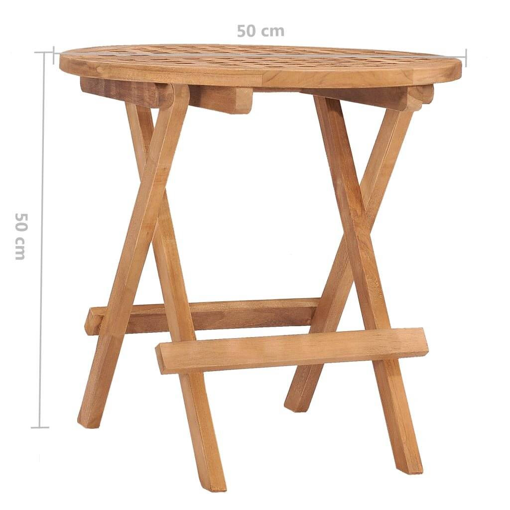 Symbolbild für 3-tlg. Garten-Essgruppe mit Kissen Klappbar Massivholz Teak