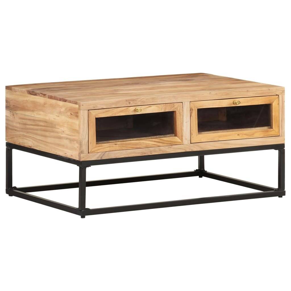Symbolbild für vidaXL Couchtisch 90x60x40 cm Massivholz Akazie