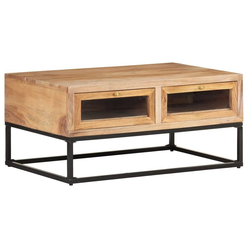 Symbolbild für vidaXL Couchtisch 90x60x40 cm Massivholz Akazie