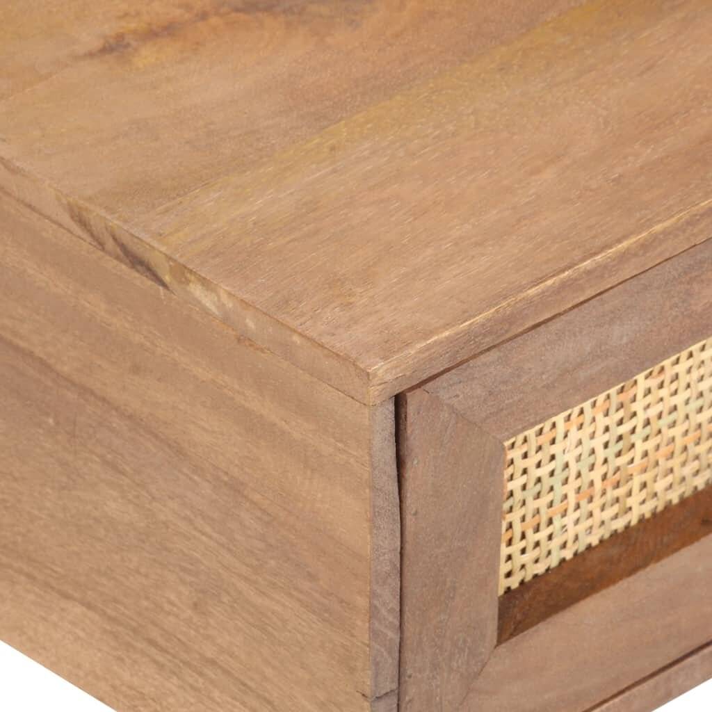 vidaXL Couchtisch 100x60x40 cm Mango Massivholz-6