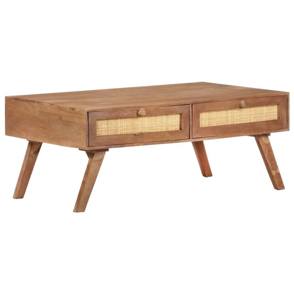 Symbolbild für vidaXL Couchtisch 100x60x40 cm Mango Massivholz