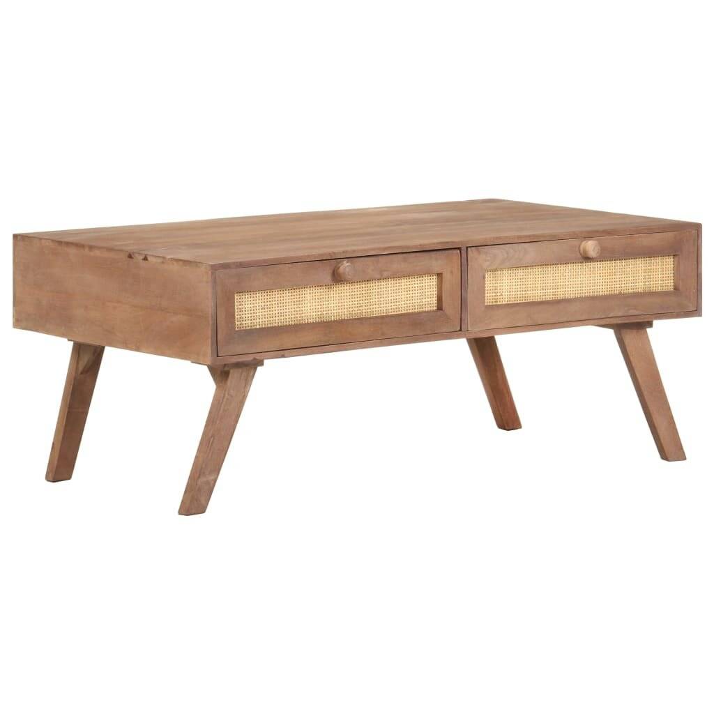 Symbolbild für vidaXL Couchtisch 100x60x40 cm Mango Massivholz