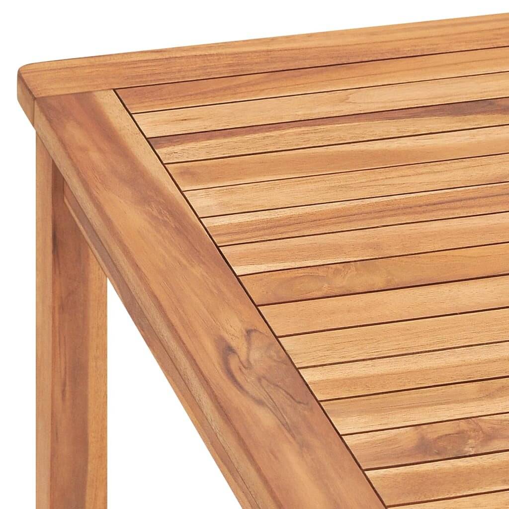 vidaXL Garten-Esstisch 180x90x77 cm Massivholz Teak-5