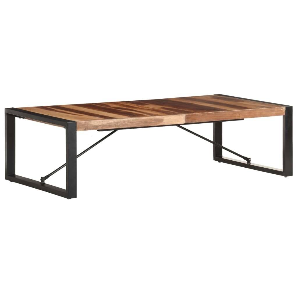 Symbolbild für Couchtisch 140x70x40 cm Massivholz mit Palisander-Finish