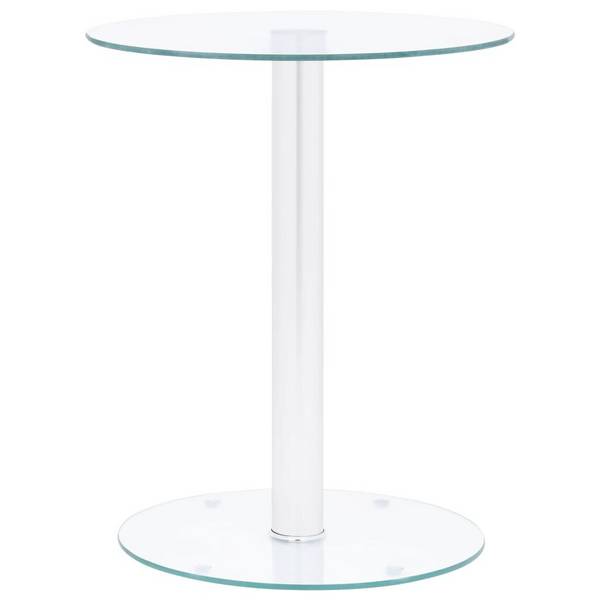 Couchtisch Transparent 40 cm Hartglas