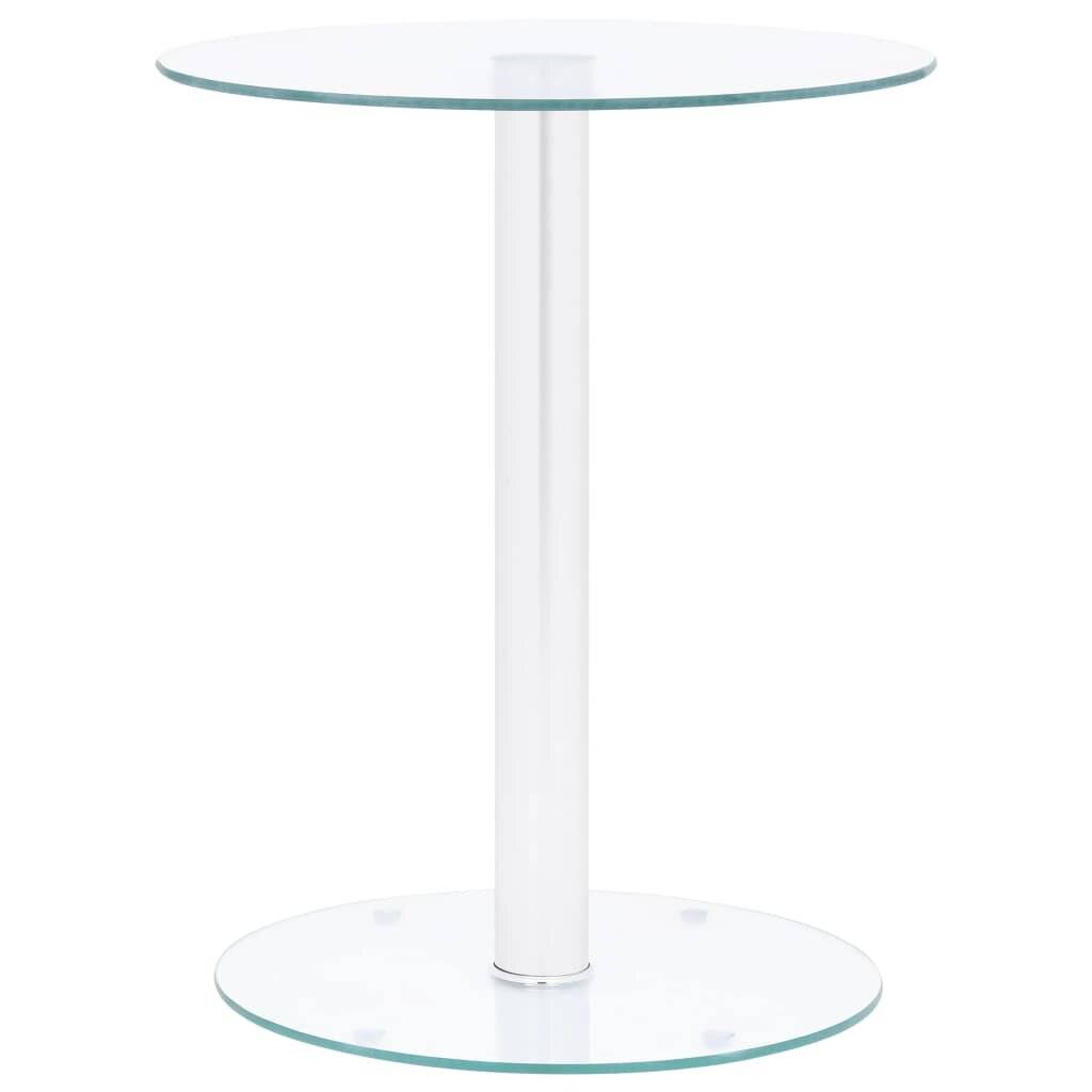 Couchtisch Transparent 40 cm Hartglas-0