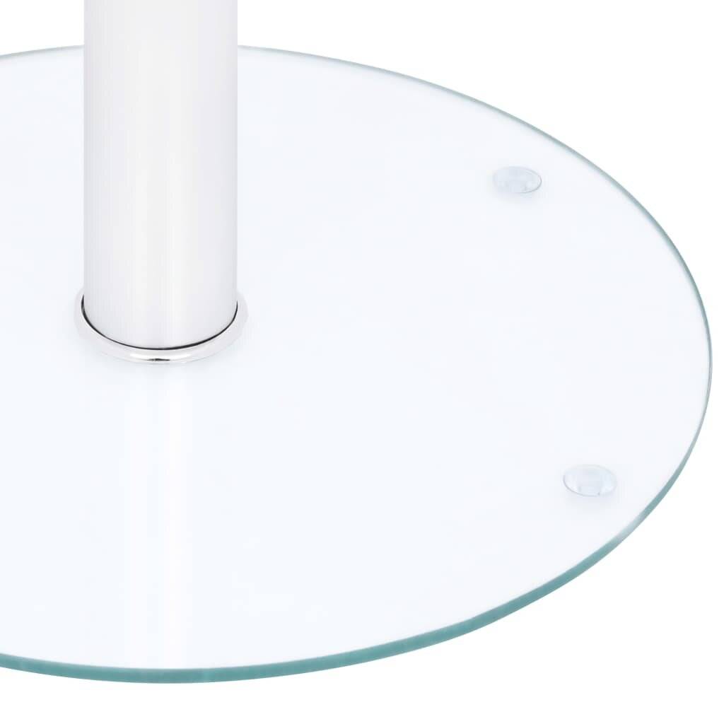 Couchtisch Transparent 40 cm Hartglas-3