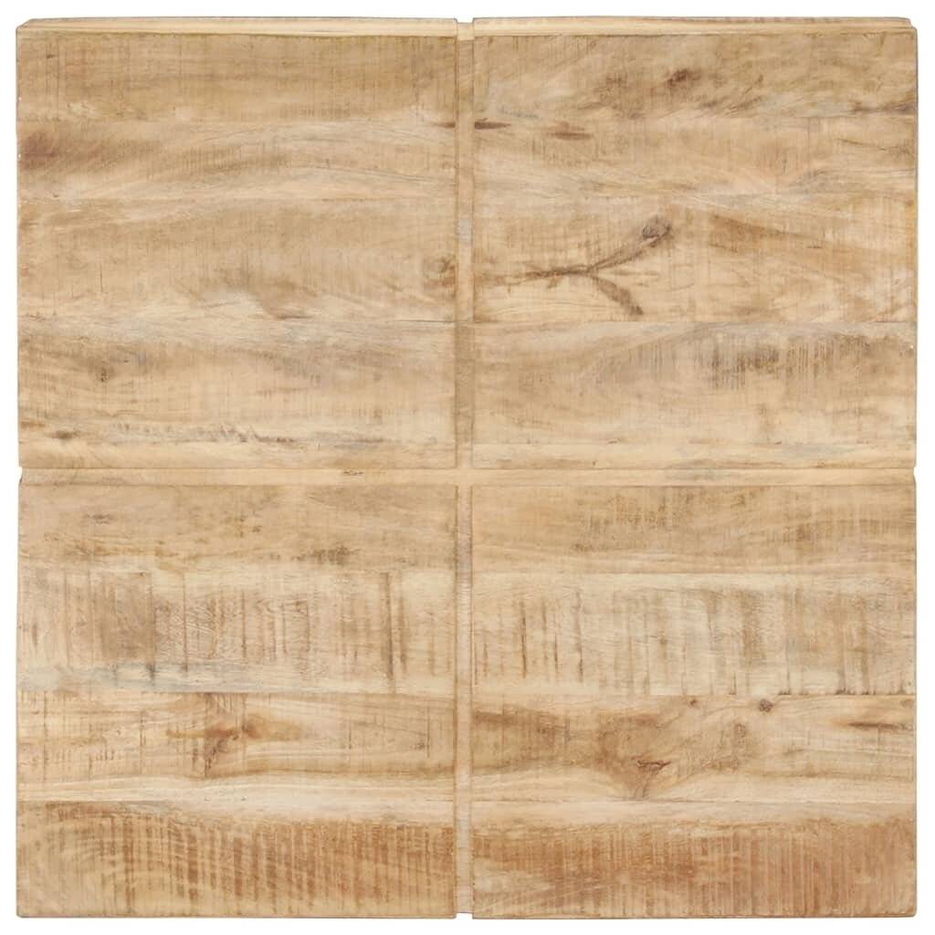 Couchtisch 80x80x28 cm Massivholz Mango-4
