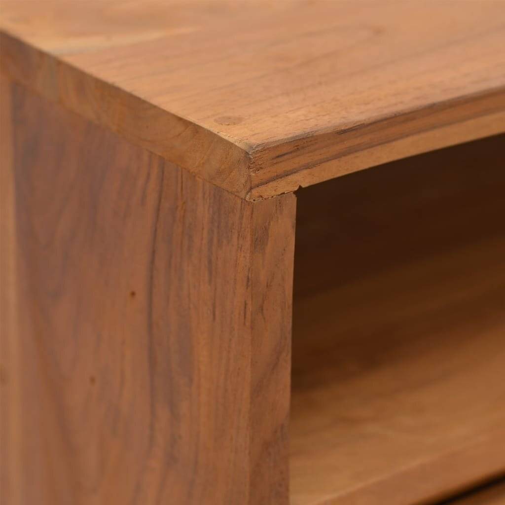 Konsolentisch 80x30x80 cm Teak Massivholz-1