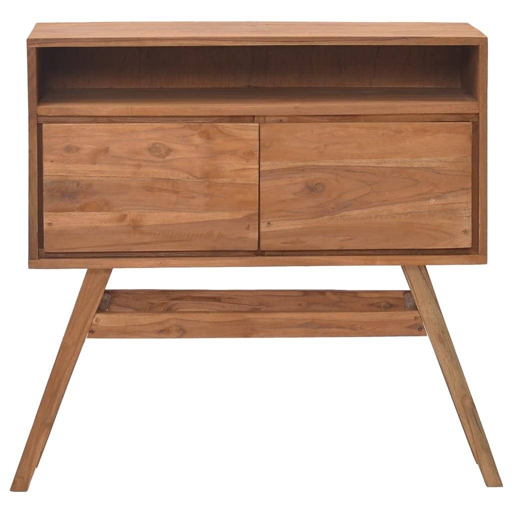 Konsolentisch 80x30x80 cm Teak Massivholz-3