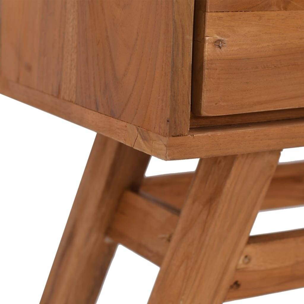 Symbolbild für Konsolentisch 80x30x80 cm Teak Massivholz
