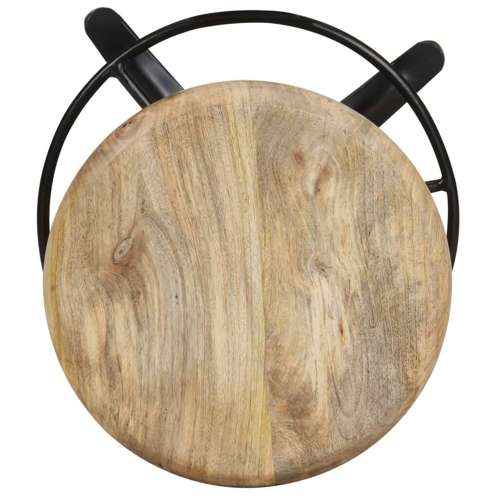 Barhocker 2 Stk. 66 cm Mango Massivholz-4