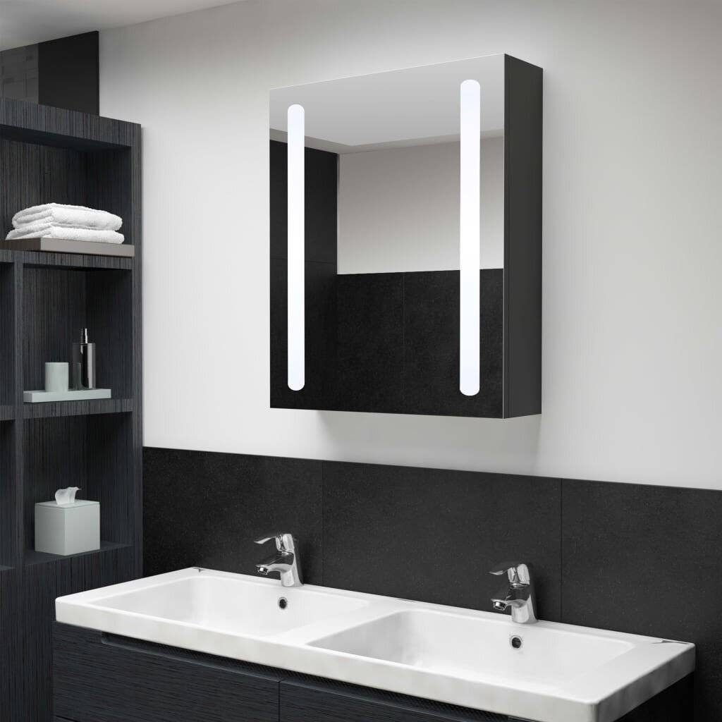 LED-Bad-Spiegelschrank 50x13x70 cm-0