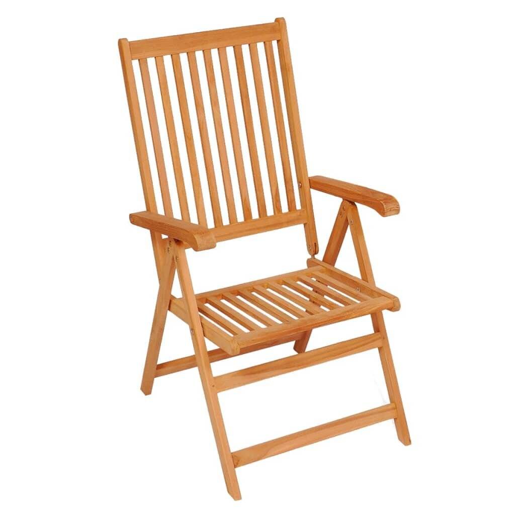 Garten-Liegestühle mit Kissen 8 Stk. Massivholz Teak-1