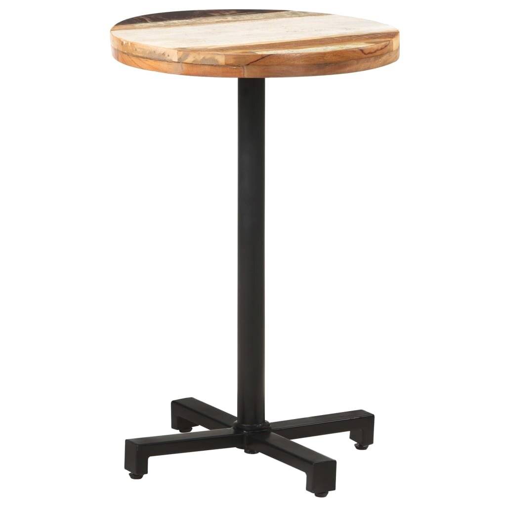 Symbolbild für vidaXL Bistrotisch Rund Ø50x75 cm Altholz Massiv