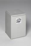 Kunststoff-Container, Volumen 60 l, 1-fach, lichtgrau, ohne Deckel, BxTxH 360x405x570 mm-0