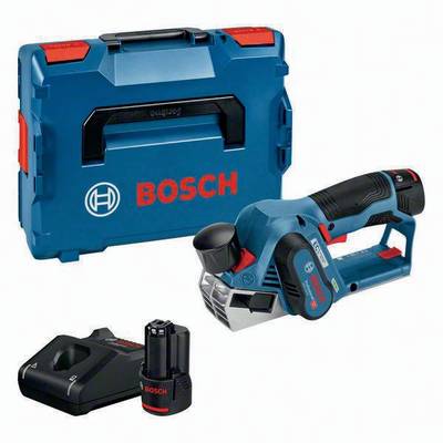 Bosch Professional GHO 12V-20 Akku-Hobel inkl. 2. Akku, inkl. Koffer Hobel-Breite: 56 mm  12 V 3 Ah Falztiefe (max.): 17