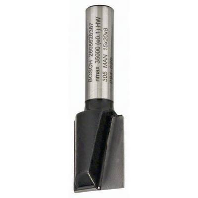 Bosch Accessories 2608628387 Nutfräser Hartmetall   Länge 51 mm Produktabmessung, Ø 15 mm  Schaftdurchmesser 8 mm 