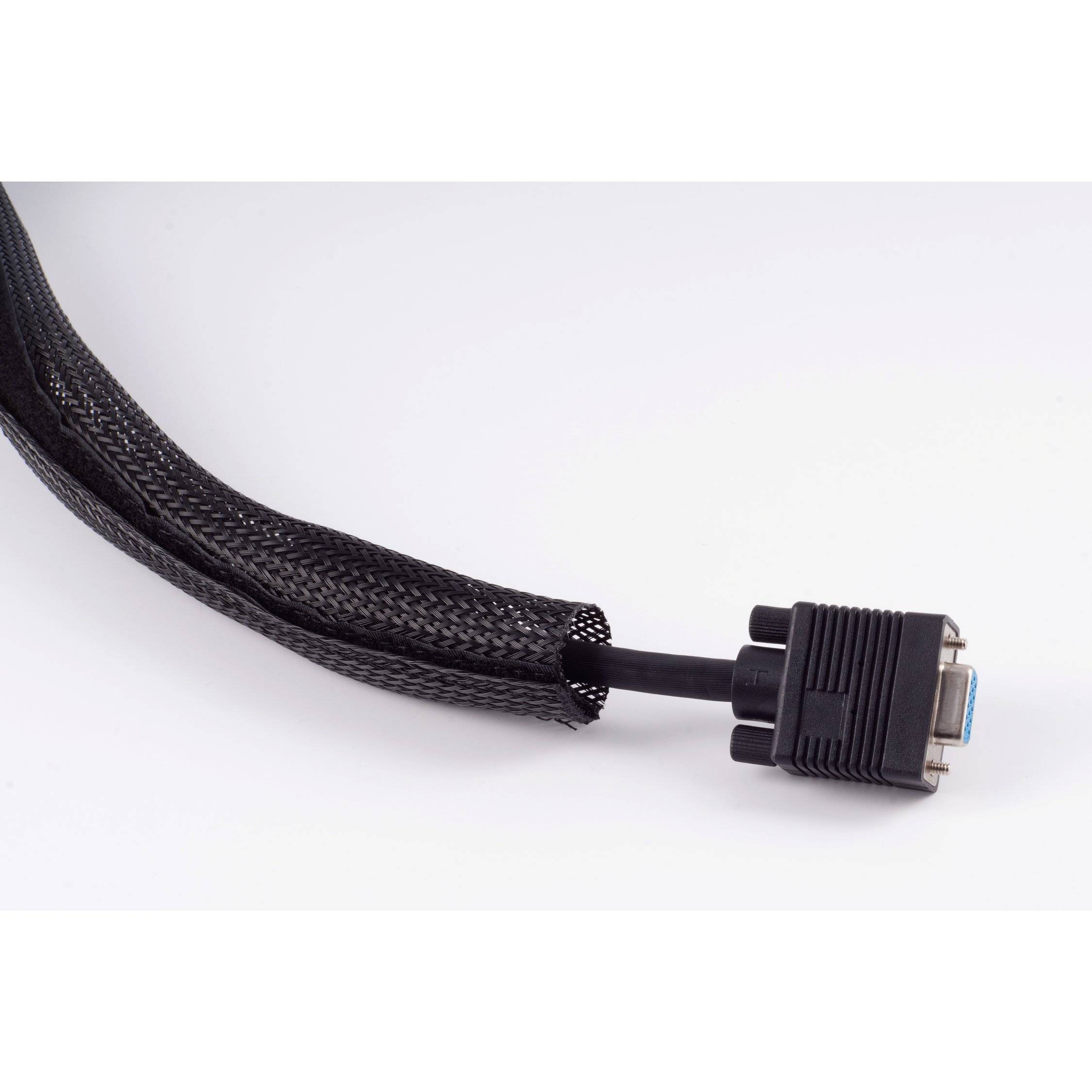 Flexibler Kabelkanal, schwarz, O.D. -32mm, 5,0m-1