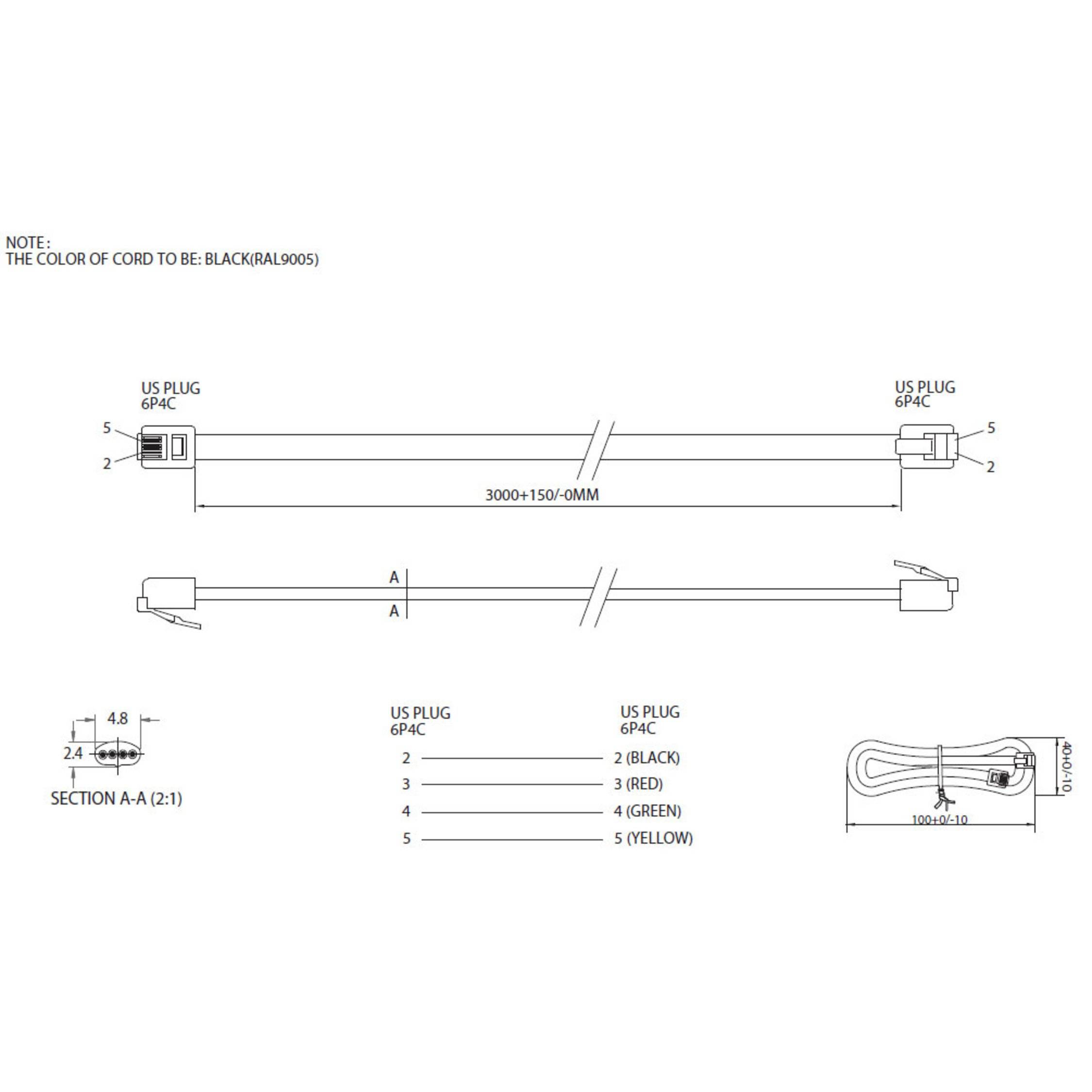 Western-Stecker 6/4 / Western-Stecker 6/4 3m-1