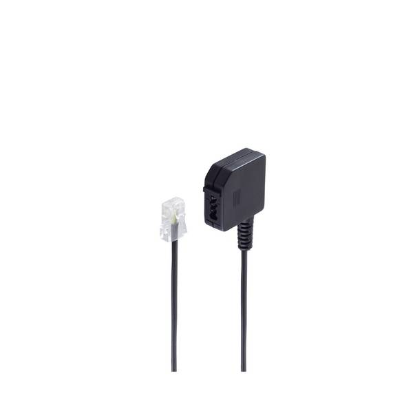 Western-Stecker 8/4 / TAE F-Buchse 0,2m