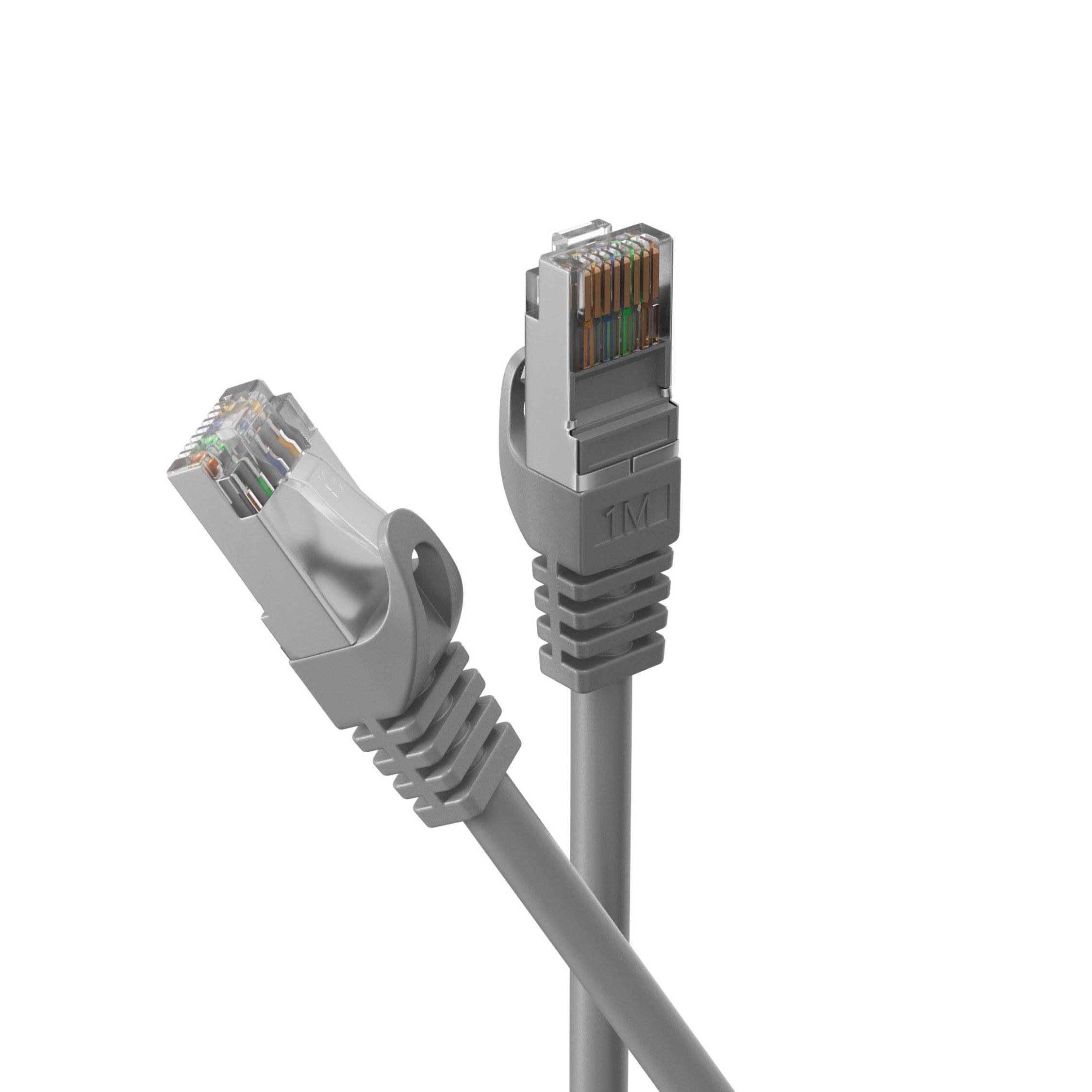 RJ45 Patchkabel m. CAT 7 Rohkabel PIMF 0,25m-1