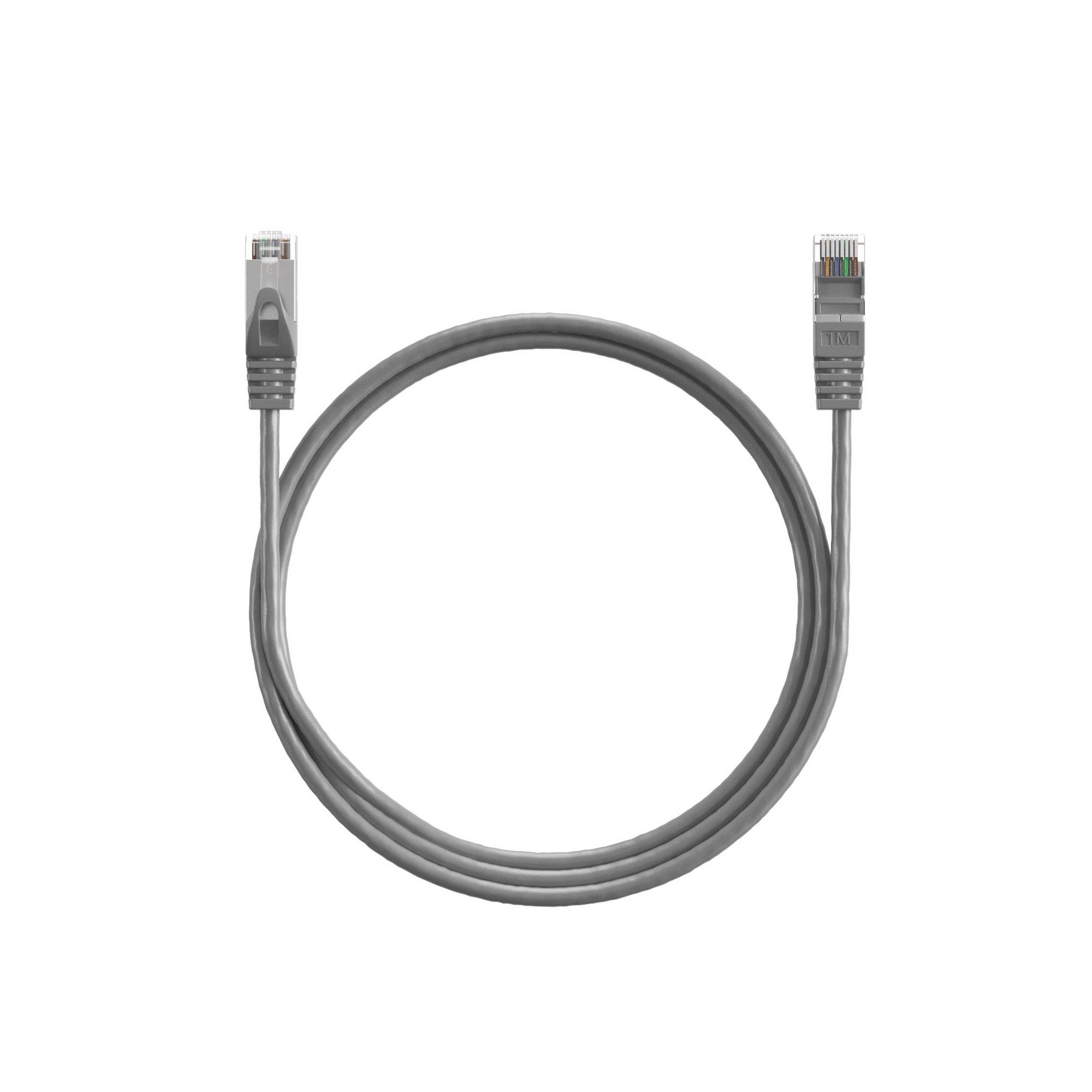 RJ45 Patchkabel m. CAT 7 Rohkabel PIMF 0,25m-3