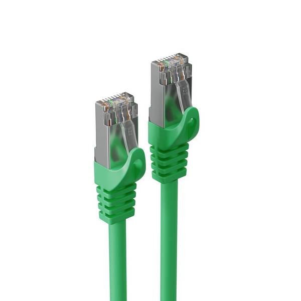 RJ45 Patchkabel m. CAT 7 Rohkabel PIMF grün 7,5m