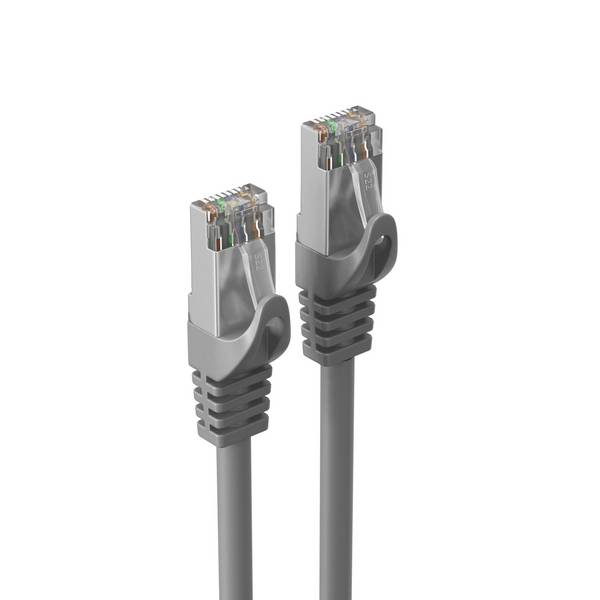 RJ45 Patchkabel m. CAT 7 Rohkabel PIMF 0,25m