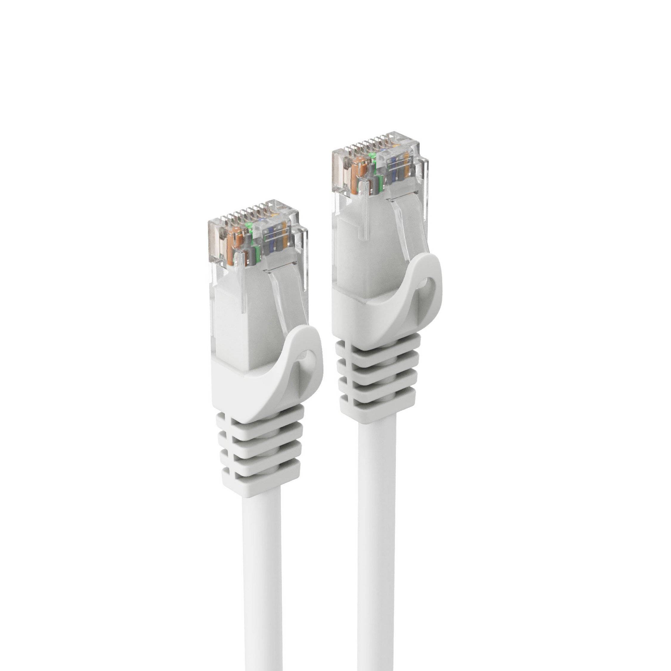 RJ45 Patchkabel CAT 7 Rohkabel U/UTP weiß 3m-0