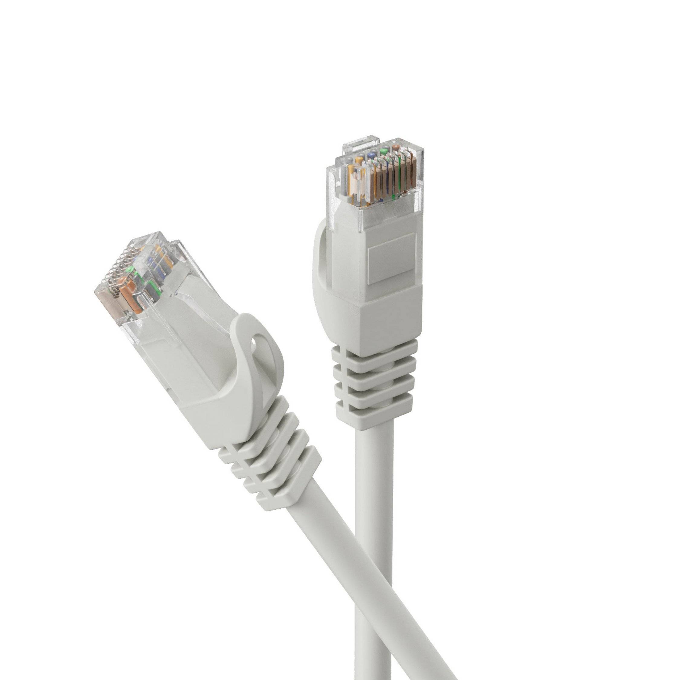 RJ45 Patchkabel CAT 7 Rohkabel U/UTP weiß 3m-1