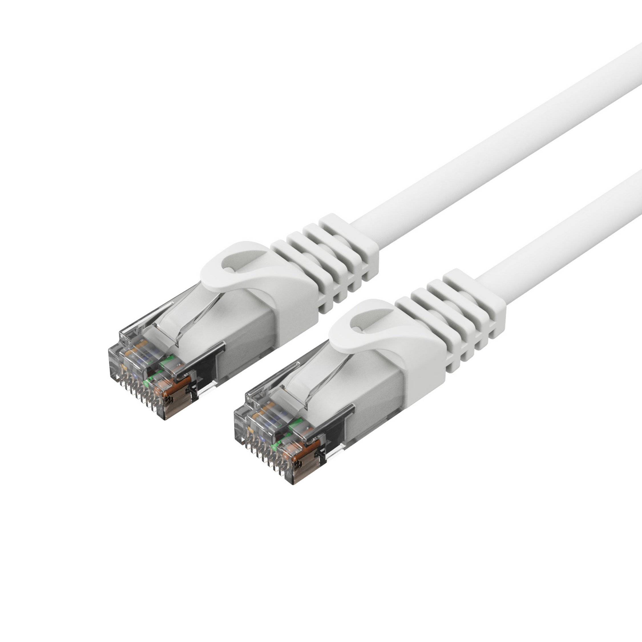 RJ45 Patchkabel CAT 7 Rohkabel U/UTP weiß 3m-2