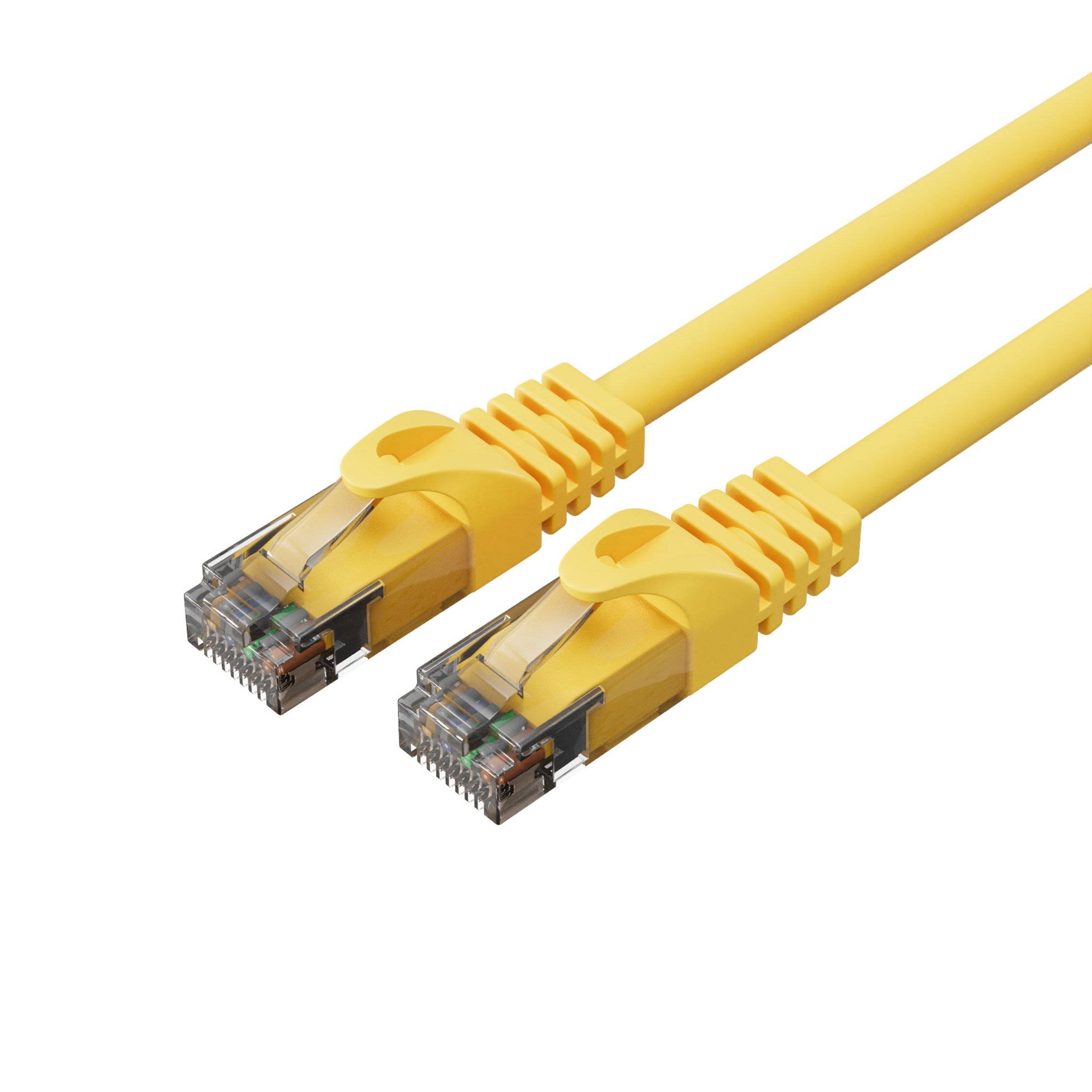 RJ45 Patchkabel CAT 7 Rohkabel U/UTP gelb 7,5m-2