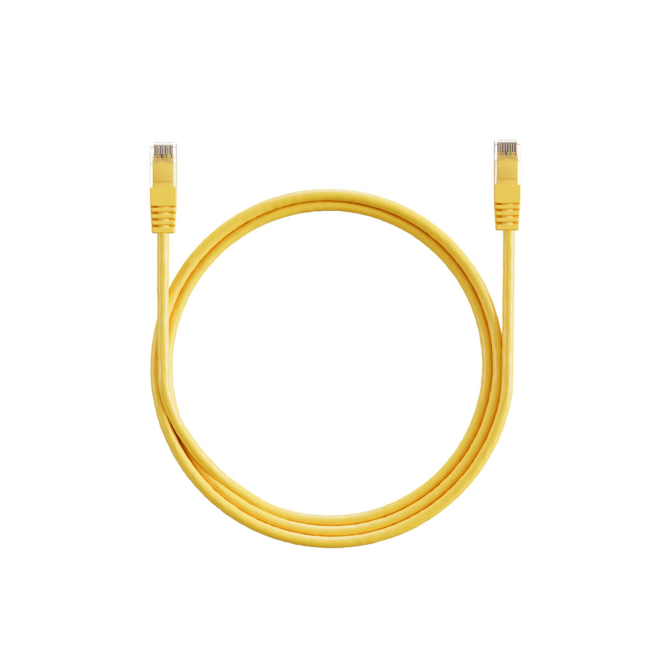 RJ45 Patchkabel CAT 7 Rohkabel U/UTP gelb 7,5m-4