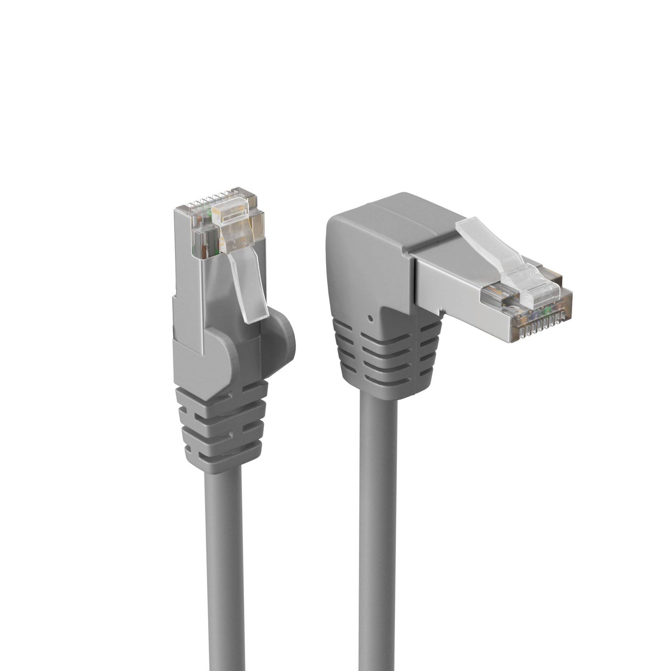 Patchkabel cat 6 S/FTP PIMF Winkel-gerade 0,25m-3