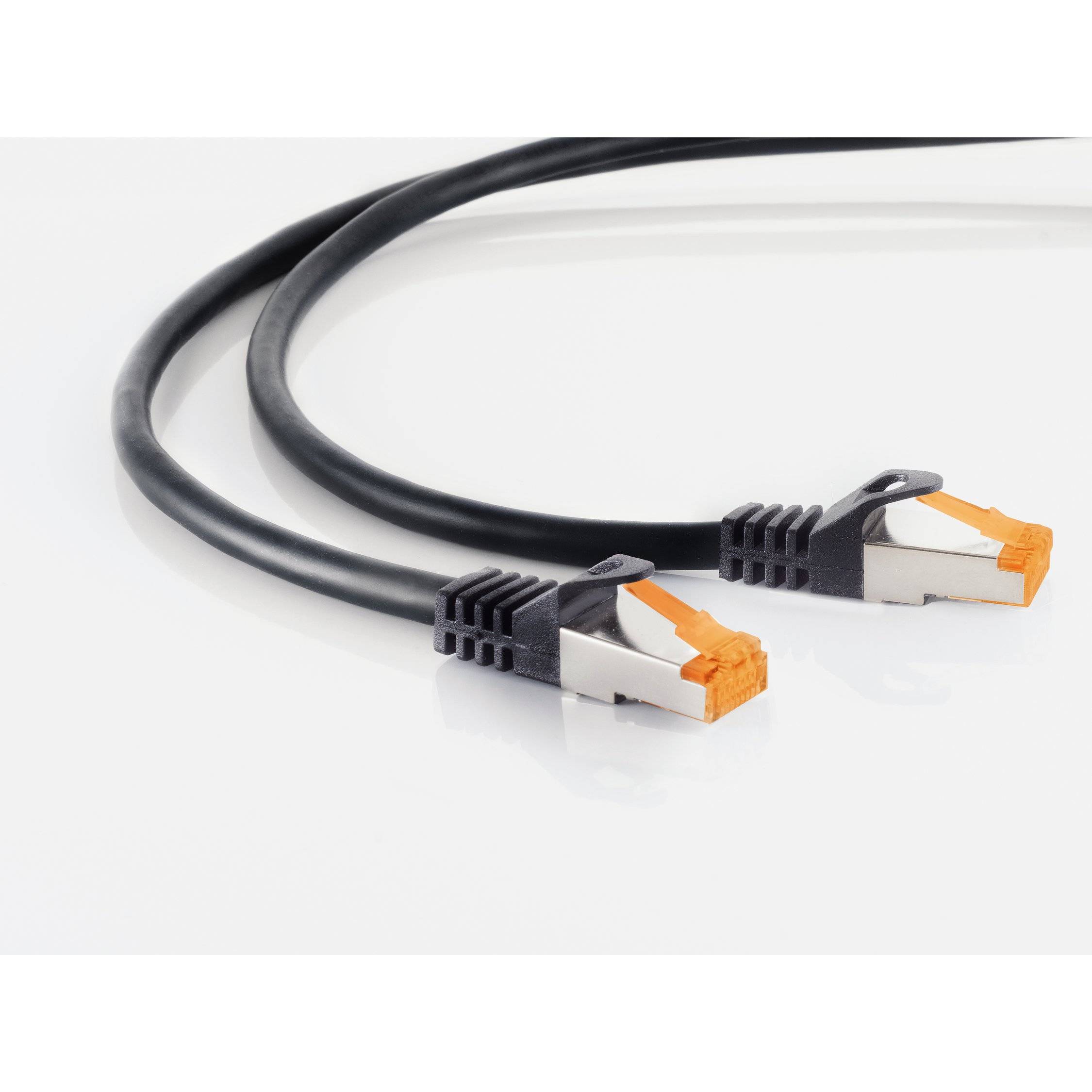 Patchkabel CAT 6a S/FTP Outdoor schwarz 30,0m-1