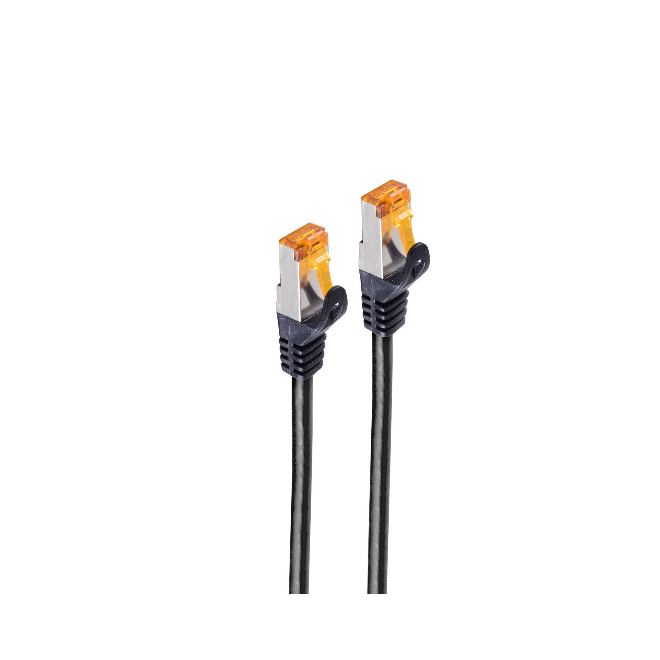 Patchkabel CAT 6a S/FTP Outdoor schwarz 30,0m-0