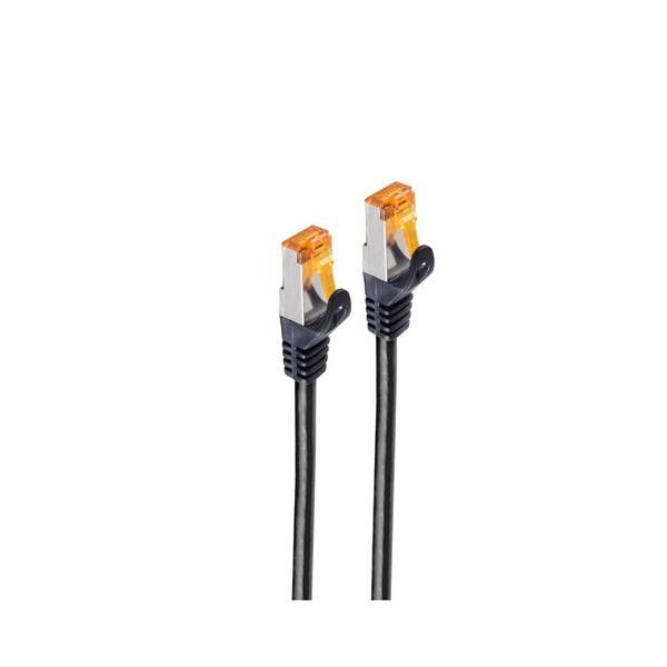 Patchkabel CAT 6a S/FTP Outdoor schwarz 30,0m