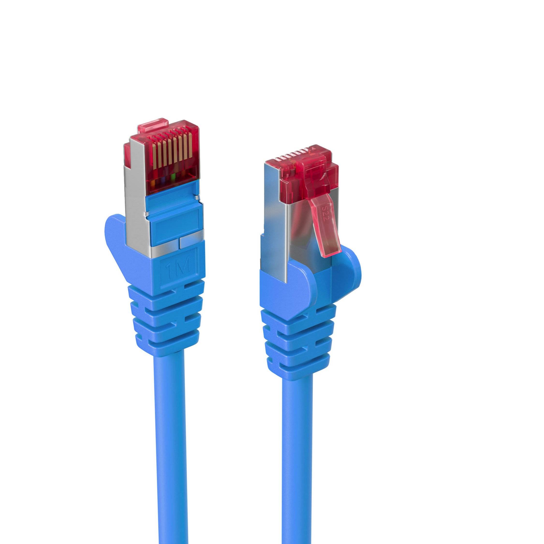 Patchkabel cat6A S/FTP PIMF Halogenfrei blau 15m-2