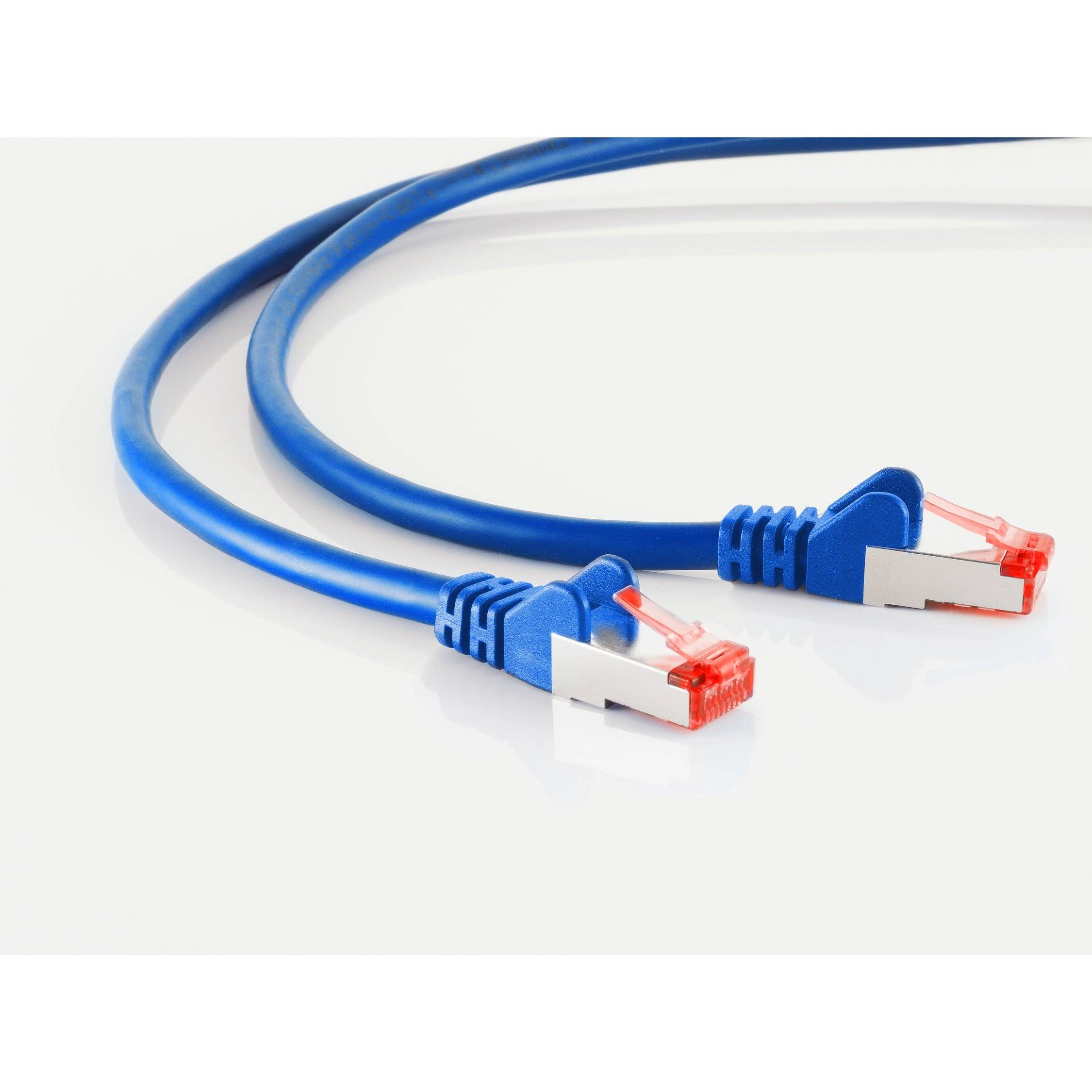 Patchkabel cat6A S/FTP PIMF Halogenfrei blau 15m-4