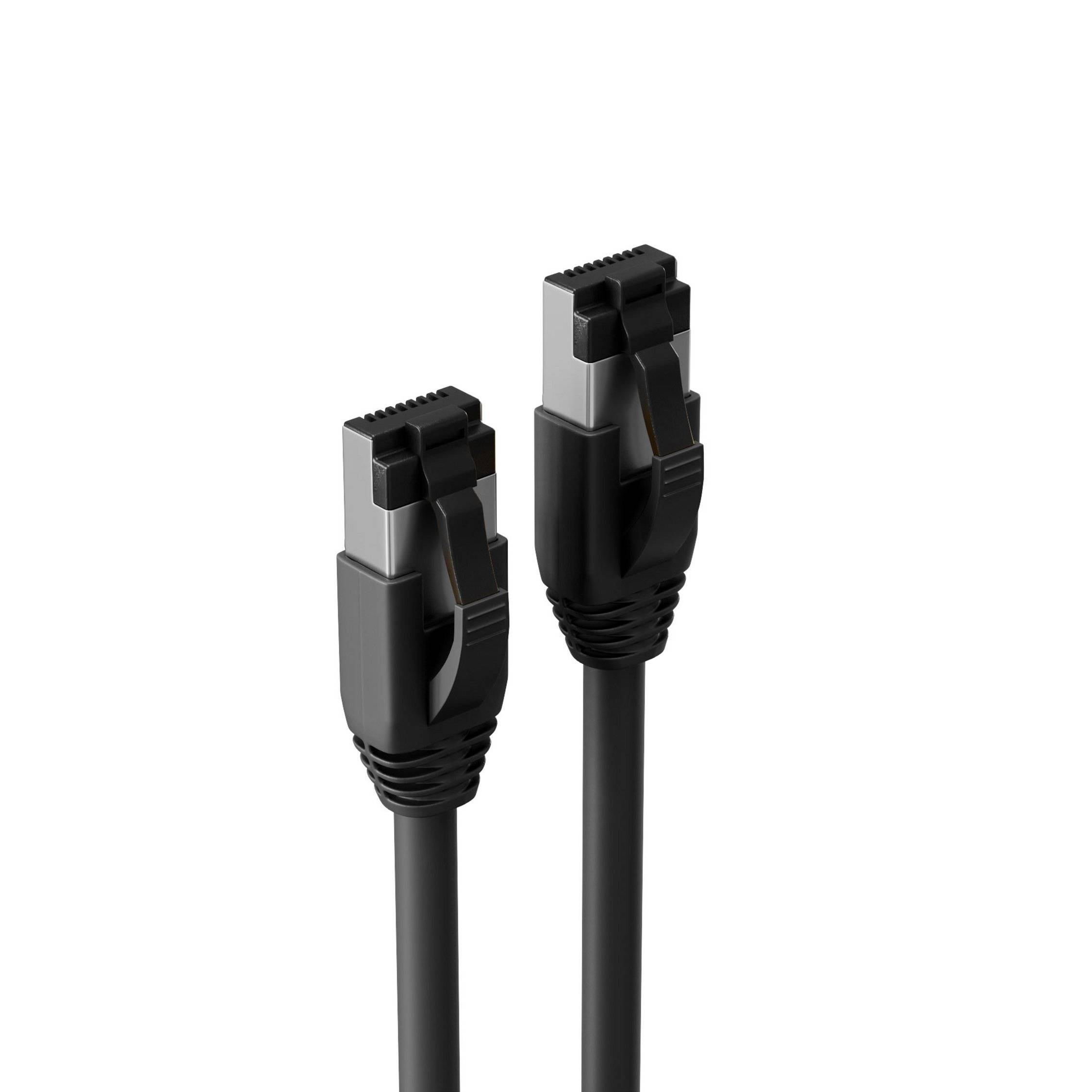 Patchkabel cat 8.1 F/FTP PIMF LSZH schwarz 7,5m-0