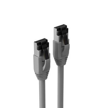 Patchkabel cat 8.1 F/FTP PIMF LSZH grau 0,5m