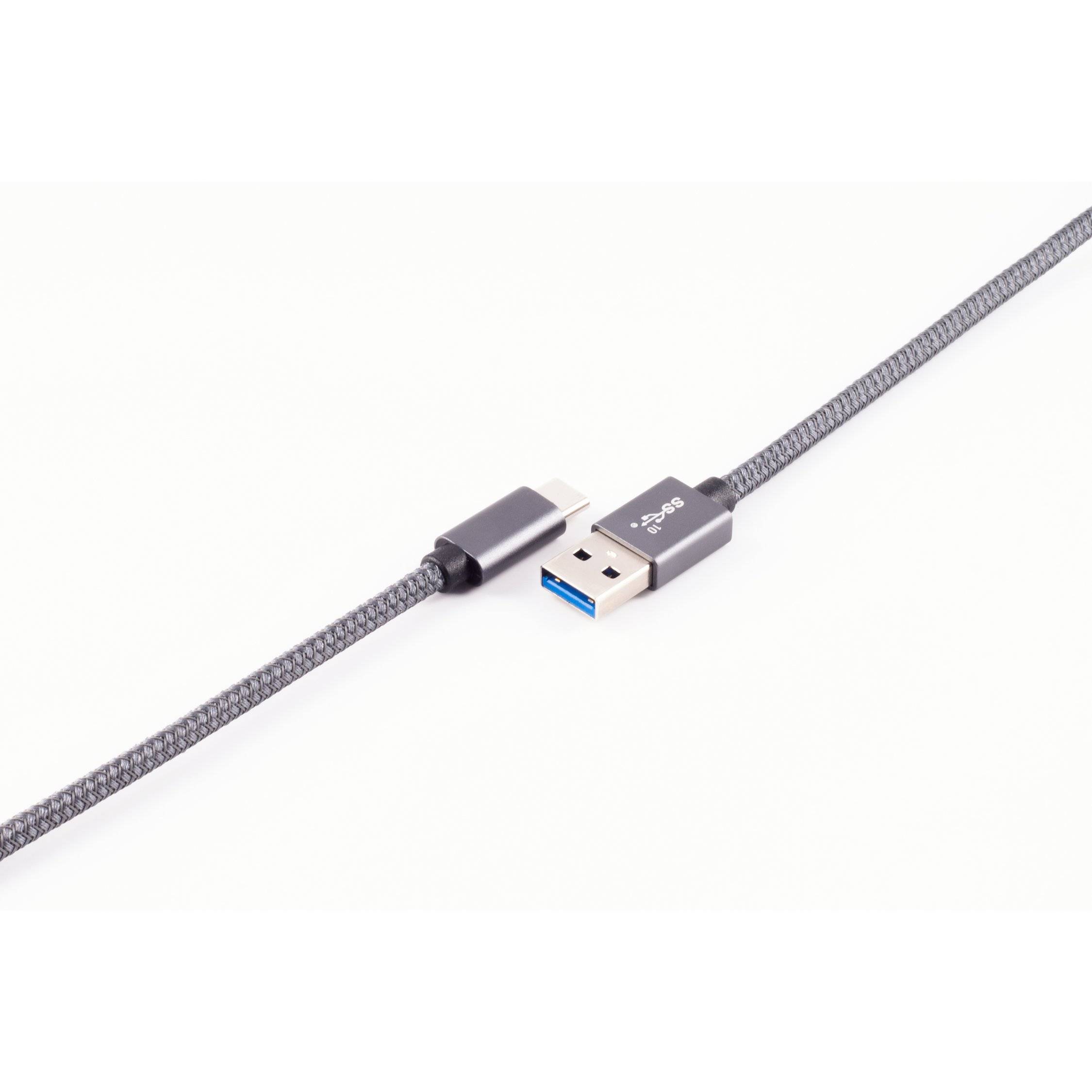 USB-A Adapterkabel, USB-C, 3.2 Gen 2, Pro, 1m-2