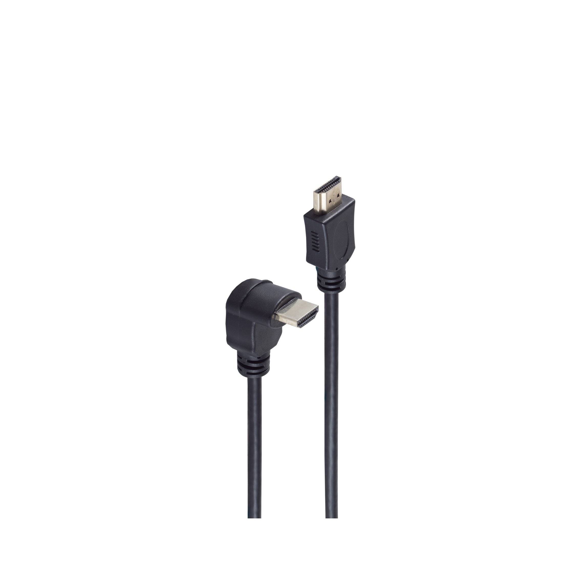HDMI A-St. Winkel/HDMI A-St.Abgang unten HEAC 1m-0