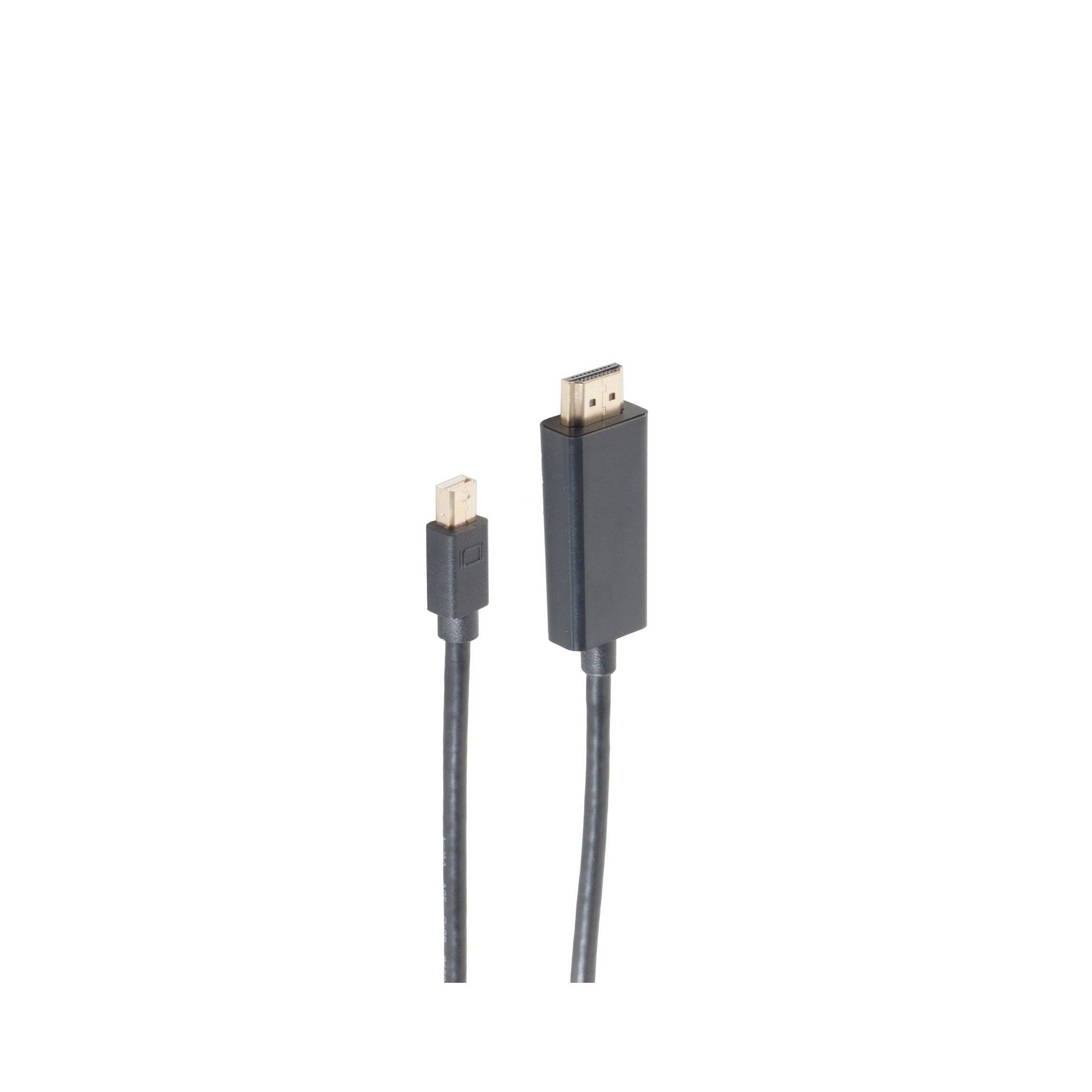 Mini DP 1.4 Kabel, mDP-HDMI, 4K60Hz, 1,0m-0