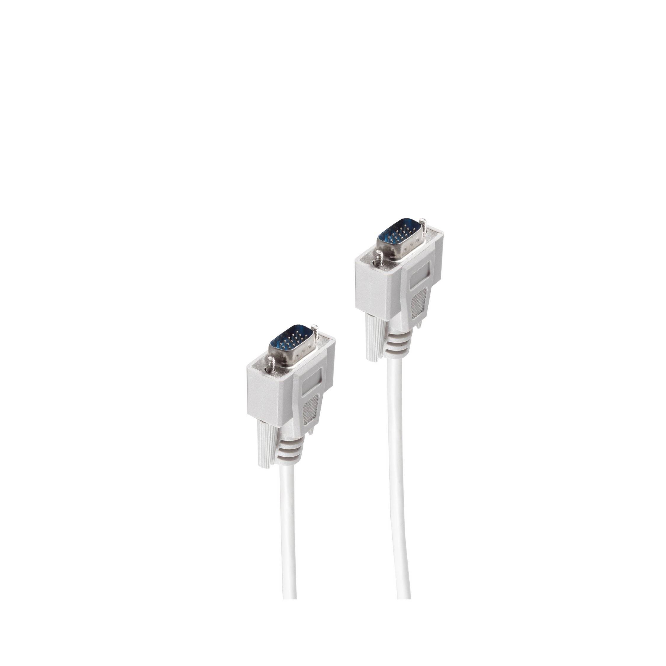 VGA-Monitorkabel 2 x 15-pol. HDD-Stecker 5m-0