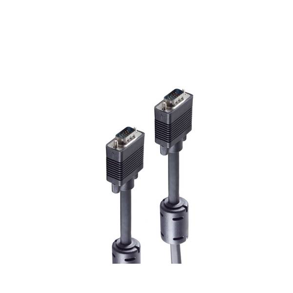 S-VGA-Monitorkabel 2x15pol HDD-St 75Ohm 1,8m