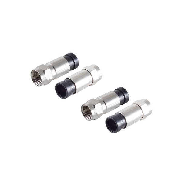 2x F-Kompressionstecker für Kabel 7mm